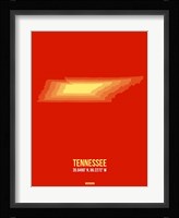 Tennessee Radiant Map 2 Fine Art Print