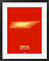 Tennessee Radiant Map 2 Fine Art Print