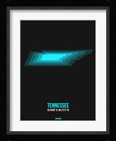 Tennessee Radiant Map 6 Fine Art Print