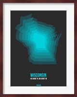 Wisconsin Radiant Map 5 Fine Art Print