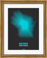 Wisconsin Radiant Map 5 Fine Art Print