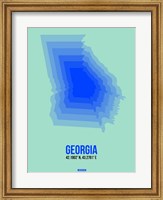 Georgia Radiant Map 2 Fine Art Print