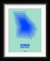Georgia Radiant Map 2 Fine Art Print