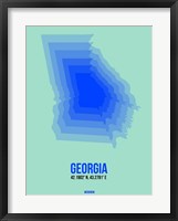 Georgia Radiant Map 2 Fine Art Print