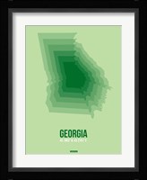 Georgia Radiant Map 3 Fine Art Print