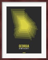 Georgia Radiant Map 6 Fine Art Print