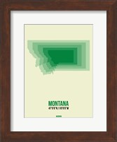 Montana Radiant Map 1 Fine Art Print