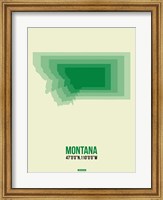 Montana Radiant Map 1 Fine Art Print