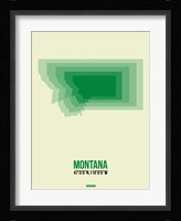 Montana Radiant Map 1 Fine Art Print