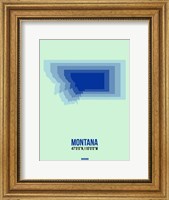 Montana Radiant Map 2 Fine Art Print