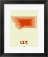 Montana Radiant Map 3 Fine Art Print