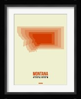 Montana Radiant Map 3 Fine Art Print