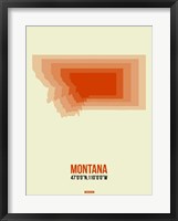 Montana Radiant Map 3 Fine Art Print