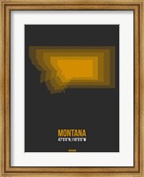 Montana Radiant Map 4 Fine Art Print