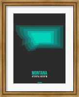 Montana Radiant Map 5 Fine Art Print