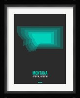 Montana Radiant Map 5 Fine Art Print