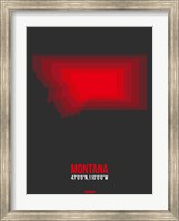 Montana Radiant Map 6 Fine Art Print