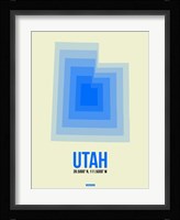 Utah Radiant Map 1 Fine Art Print