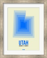 Utah Radiant Map 1 Fine Art Print