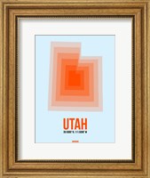 Utah Radiant Map 2 Fine Art Print