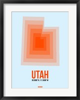 Utah Radiant Map 2 Fine Art Print