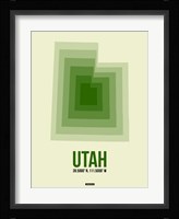 Utah Radiant Map 4 Fine Art Print