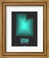 Utah Radiant Map 5 Fine Art Print