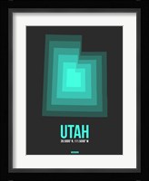 Utah Radiant Map 5 Fine Art Print