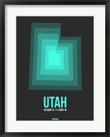Utah Radiant Map 5 Fine Art Print