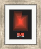 Utah Radiant Map 6 Fine Art Print