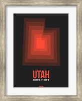 Utah Radiant Map 6 Fine Art Print