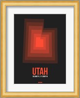 Utah Radiant Map 6 Fine Art Print