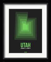 Utah Radiant Map 7 Fine Art Print