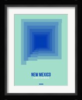 New Mexico Radiant Map 1 Fine Art Print