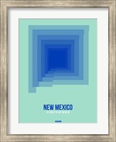 New Mexico Radiant Map 1 Fine Art Print