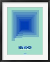 New Mexico Radiant Map 1 Fine Art Print