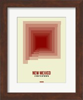 New Mexico Radiant Map 2 Fine Art Print