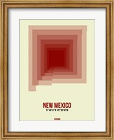 New Mexico Radiant Map 2 Fine Art Print