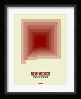New Mexico Radiant Map 2 Fine Art Print