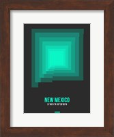 New Mexico Radiant Map 5 Fine Art Print