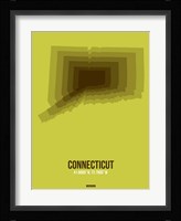 Connecticut Radiant Map 2 Fine Art Print
