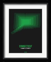 Connecticut Radiant Map 6 Fine Art Print