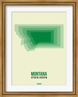 Montana Radiant Map 7 Fine Art Print