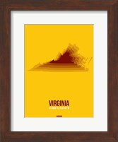 Virginia Radiant Map 2 Fine Art Print