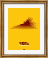Virginia Radiant Map 2 Fine Art Print