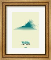 Virginia Radiant Map 3 Fine Art Print