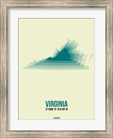 Virginia Radiant Map 3 Fine Art Print