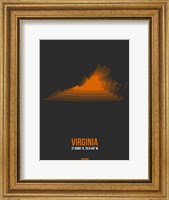 Virginia Radiant Map 4 Fine Art Print