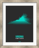 Virginia Radiant Map 6 Fine Art Print