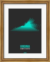 Virginia Radiant Map 6 Fine Art Print